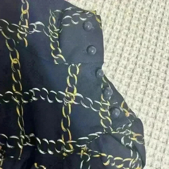 Who What Wear Womens High Neck Button Dress - Picture 8 of 9